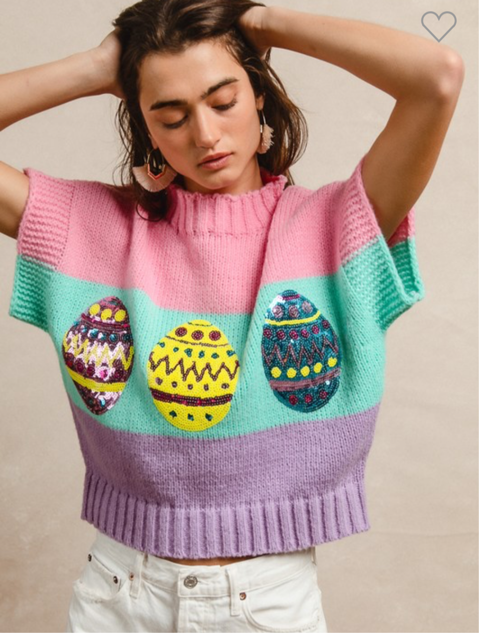 Easter Sweater Top - Astra's Stellar Boutique
