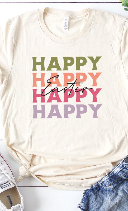 Happy Easter graphic tee - Astra's Stellar Boutique