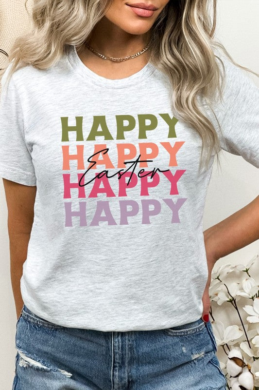 Happy Easter graphic tee - Astra's Stellar Boutique