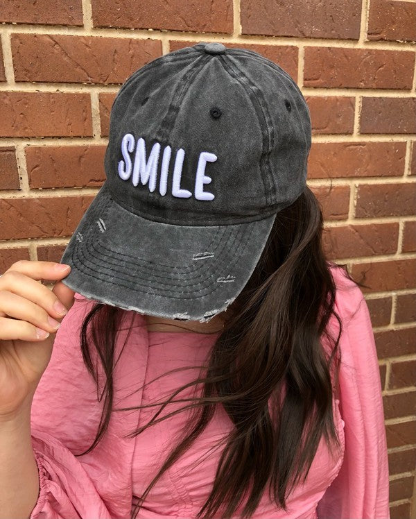 Smile Ball Cap - Astra's Stellar Boutique