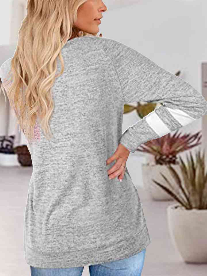 V-Neck Raglan Sleeve T-Shirt - Astra's Stellar Boutique