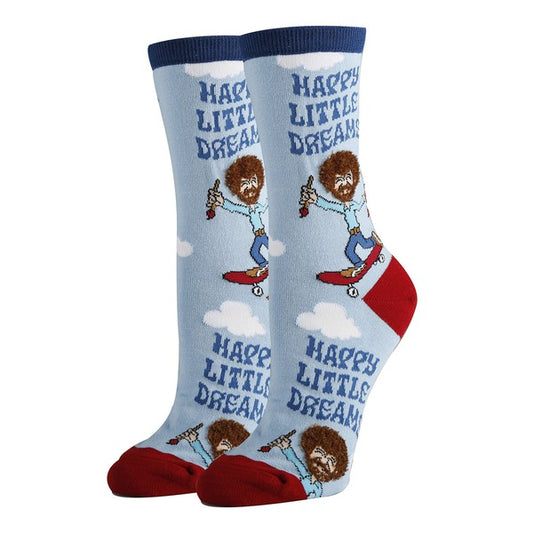 Happy Little Dreams - Womens Crew Socks - Astra's Stellar Boutique