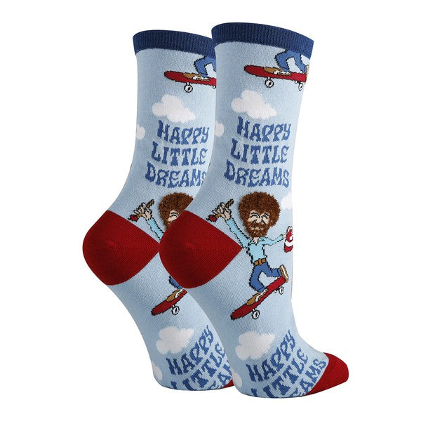 Happy Little Dreams - Womens Crew Socks - Astra's Stellar Boutique