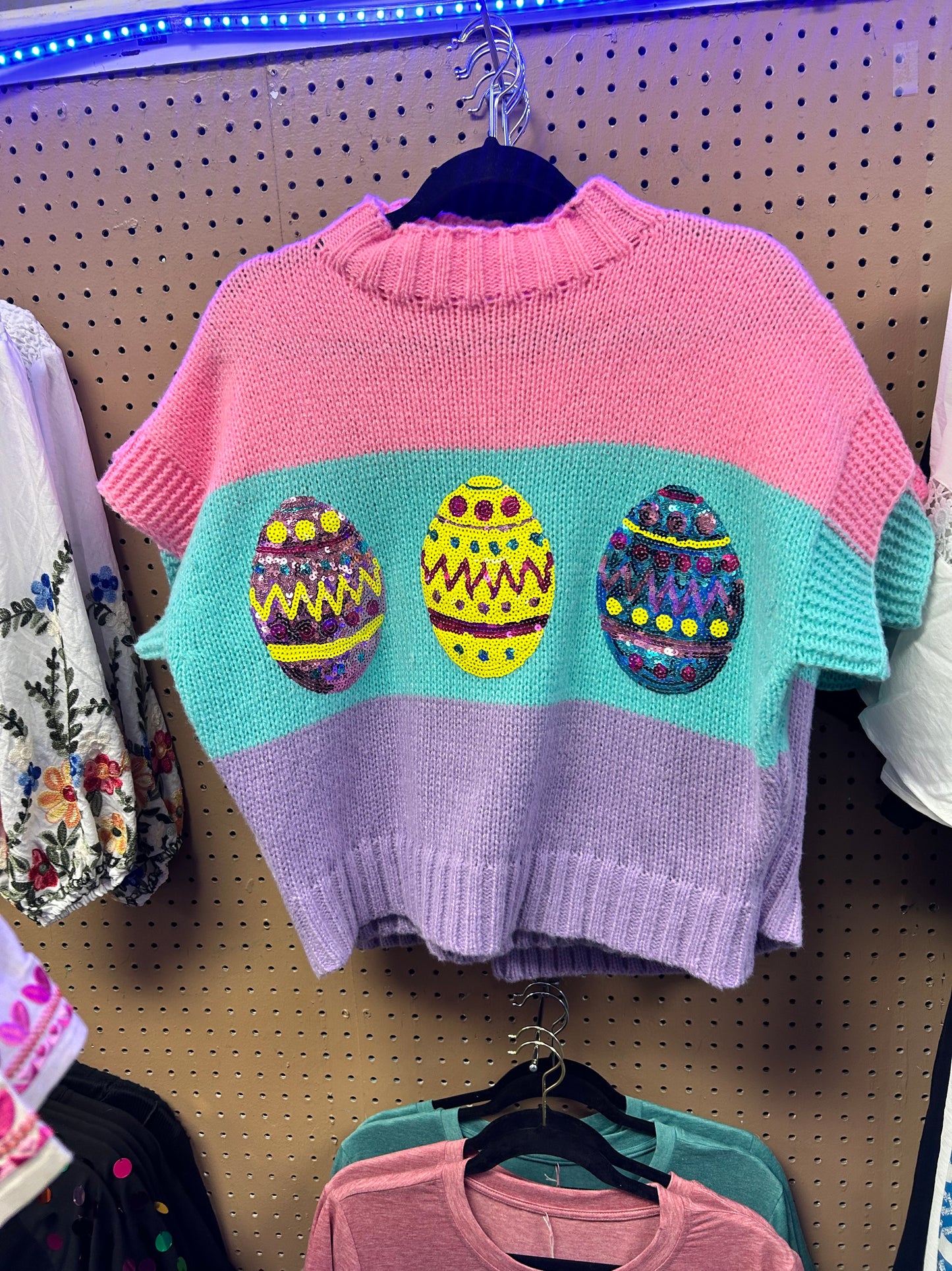 Easter Sweater Top - Astra's Stellar Boutique