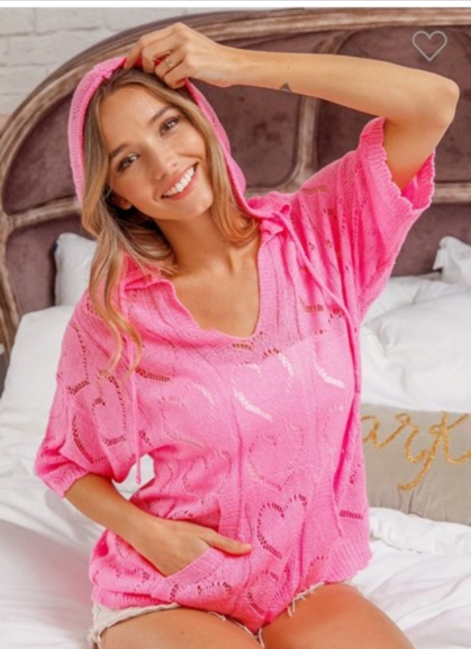 Hot Pink Heart Hoodie - Astra's Stellar Boutique