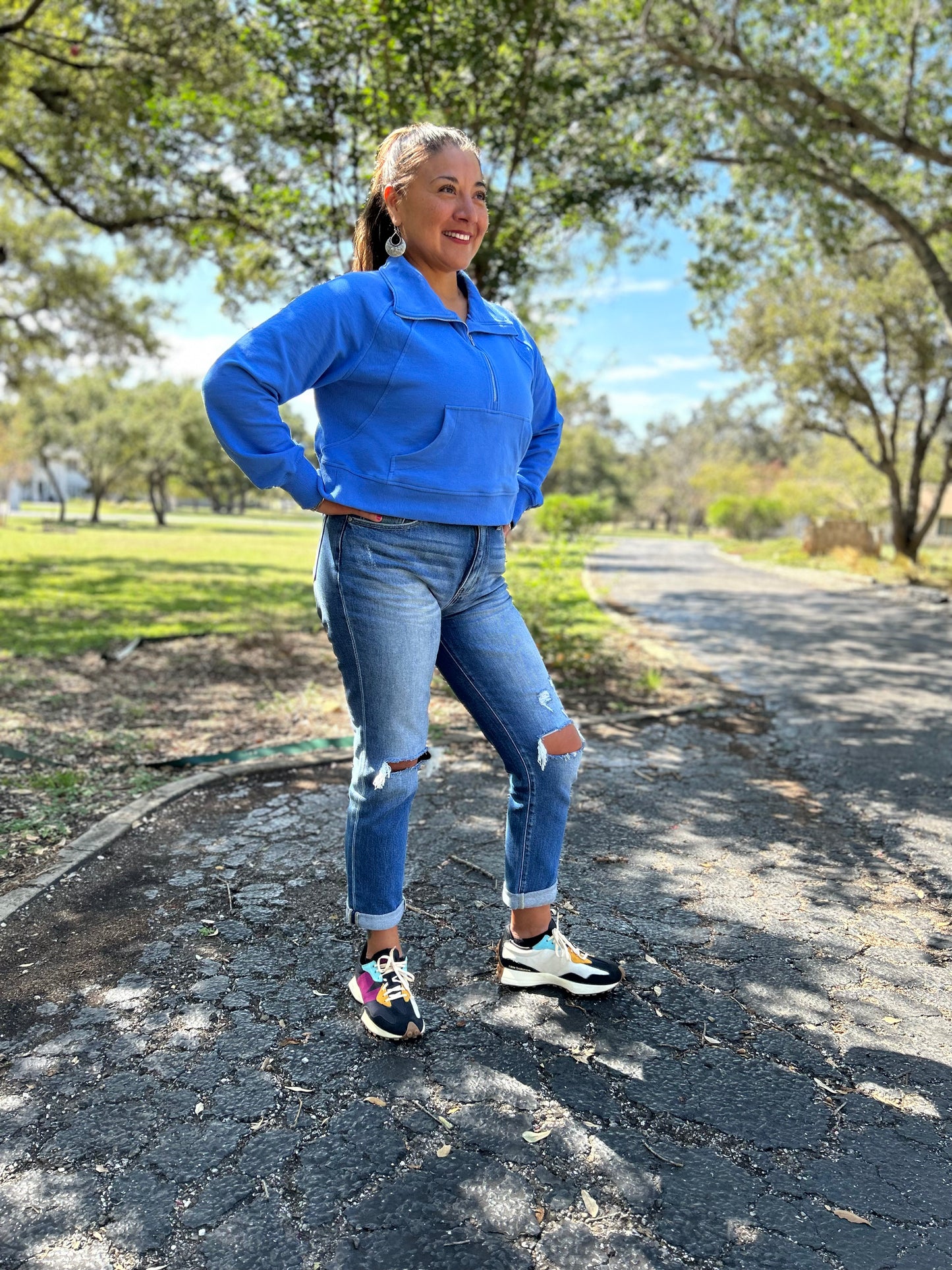 Cropped Sweatshirt - Astra's Stellar Boutique