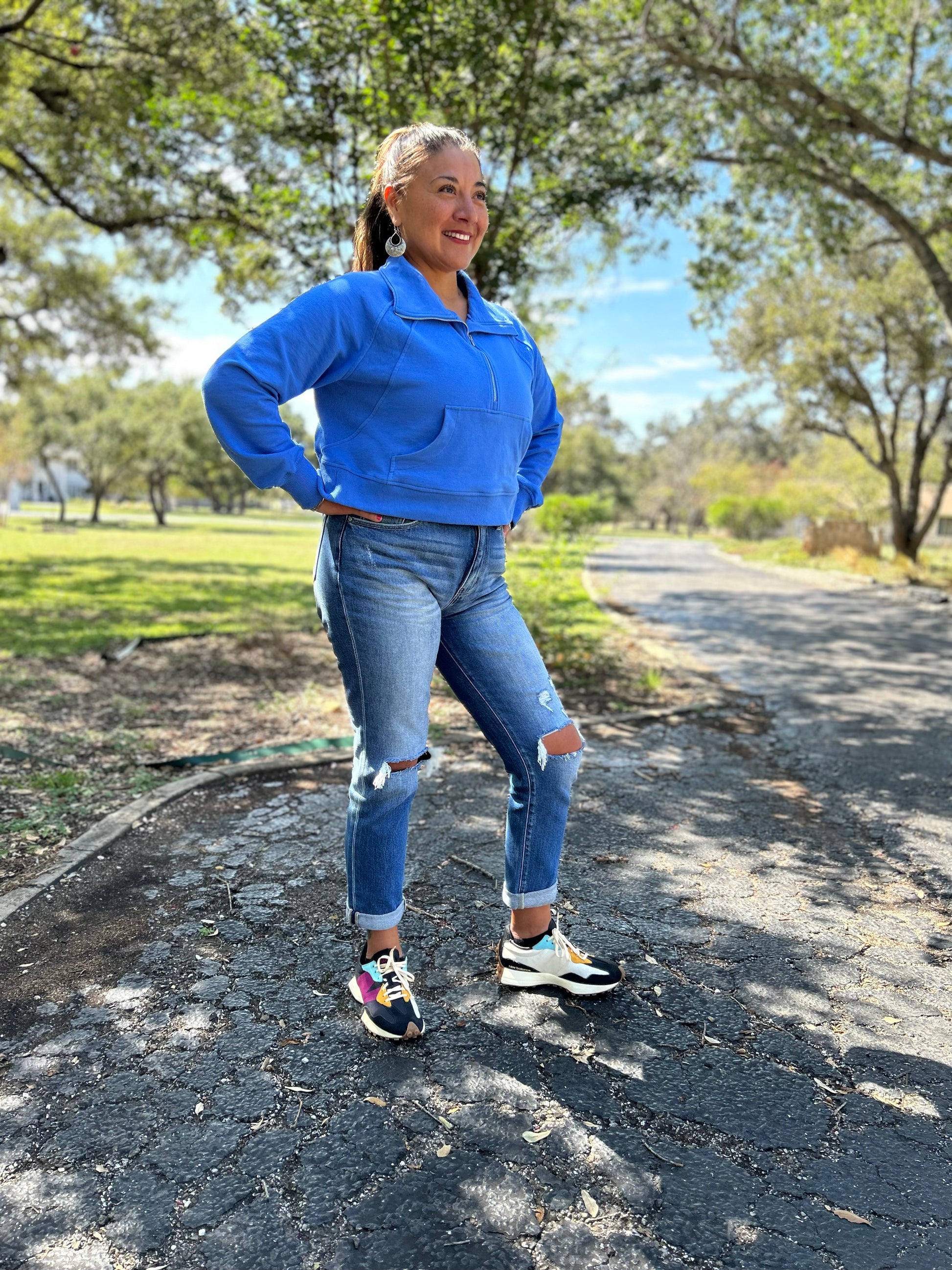 Cropped Sweatshirt - Astra's Stellar Boutique