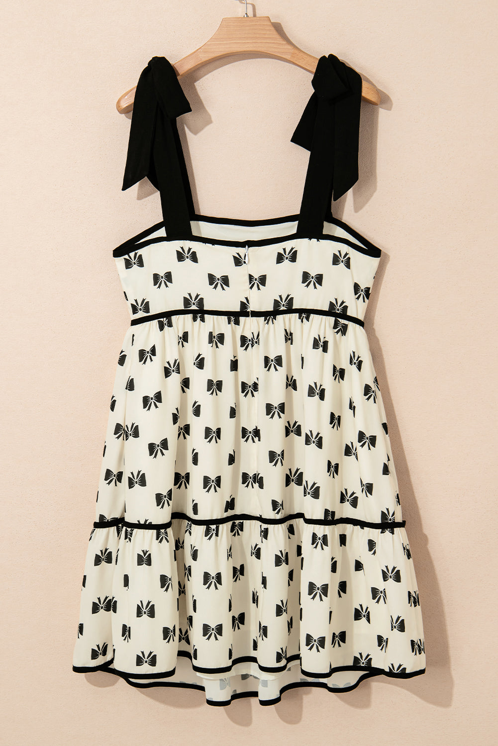 Pagie Bow Knot Shoulder Mini Dress