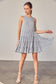 GINGHAM TIERED DRESS