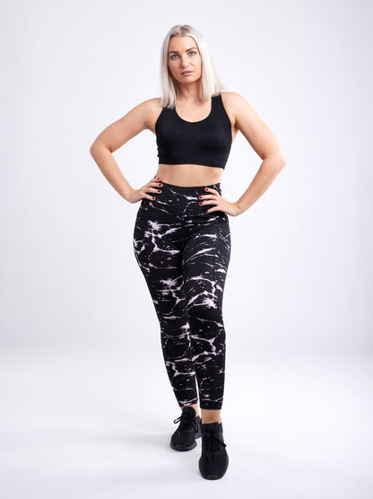 High-Waisted Classic Gym Leggings w Pockets - Astra's Stellar Boutique
