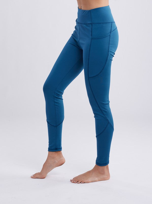 High-Waisted Classic Gym Leggings w Pockets - Astra's Stellar Boutique