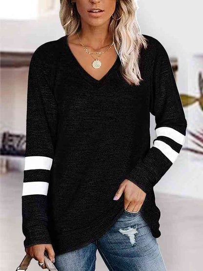 V-Neck Raglan Sleeve T-Shirt - Astra's Stellar Boutique