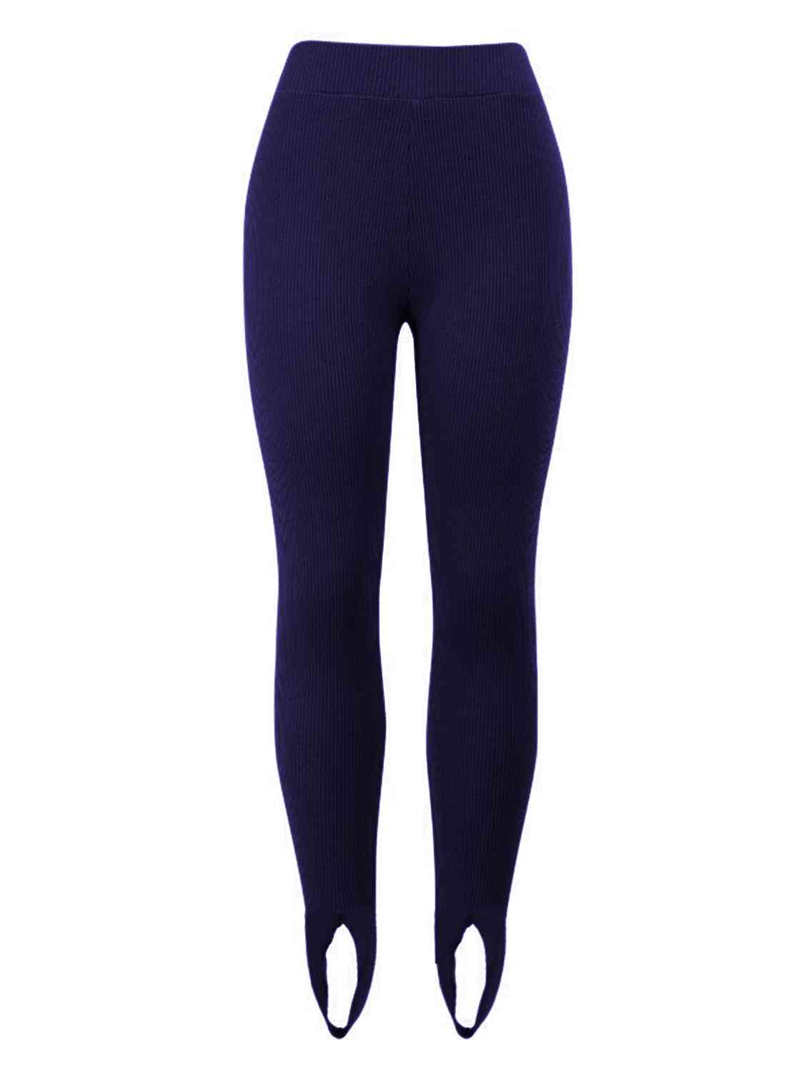 Ribbed Mid Waist Leggings - Astra's Stellar Boutique
