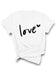 LOVE HEART GRAPHIC VALENTINE SHORT SLEEVE TEE TOP - Astra's Stellar Boutique