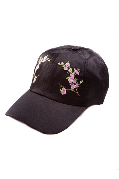 FLOWER SATIN CAP - Astra's Stellar Boutique