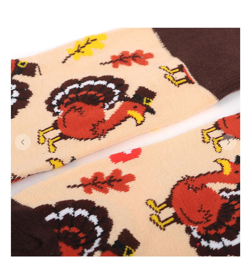 Turkey Day Socks - Astra's Stellar Boutique