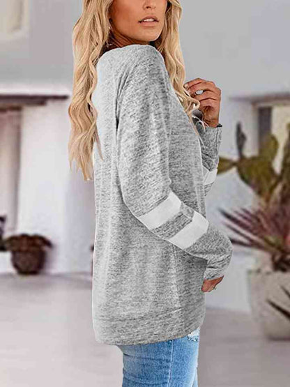 V-Neck Raglan Sleeve T-Shirt - Astra's Stellar Boutique