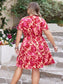 Plus Size  Flutter Sleeve Dress - Astra's Stellar Boutique