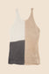 Color blocked cami top
