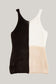 Color blocked cami top