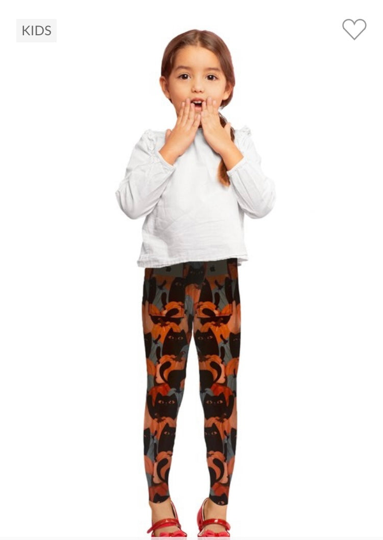 Halloween Girls Leggings - Astra's Stellar Boutique